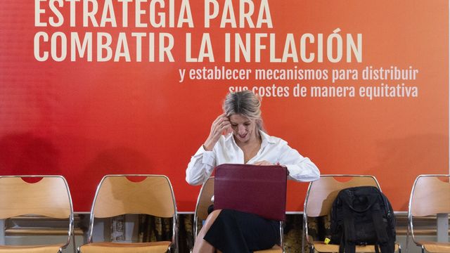 La vicepresidenta segunda y ministra de Trabajo y Economía Social en funciones, Yolanda Díaz.
