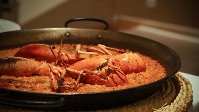 Paella de L'Albufera Meliá Castilla.