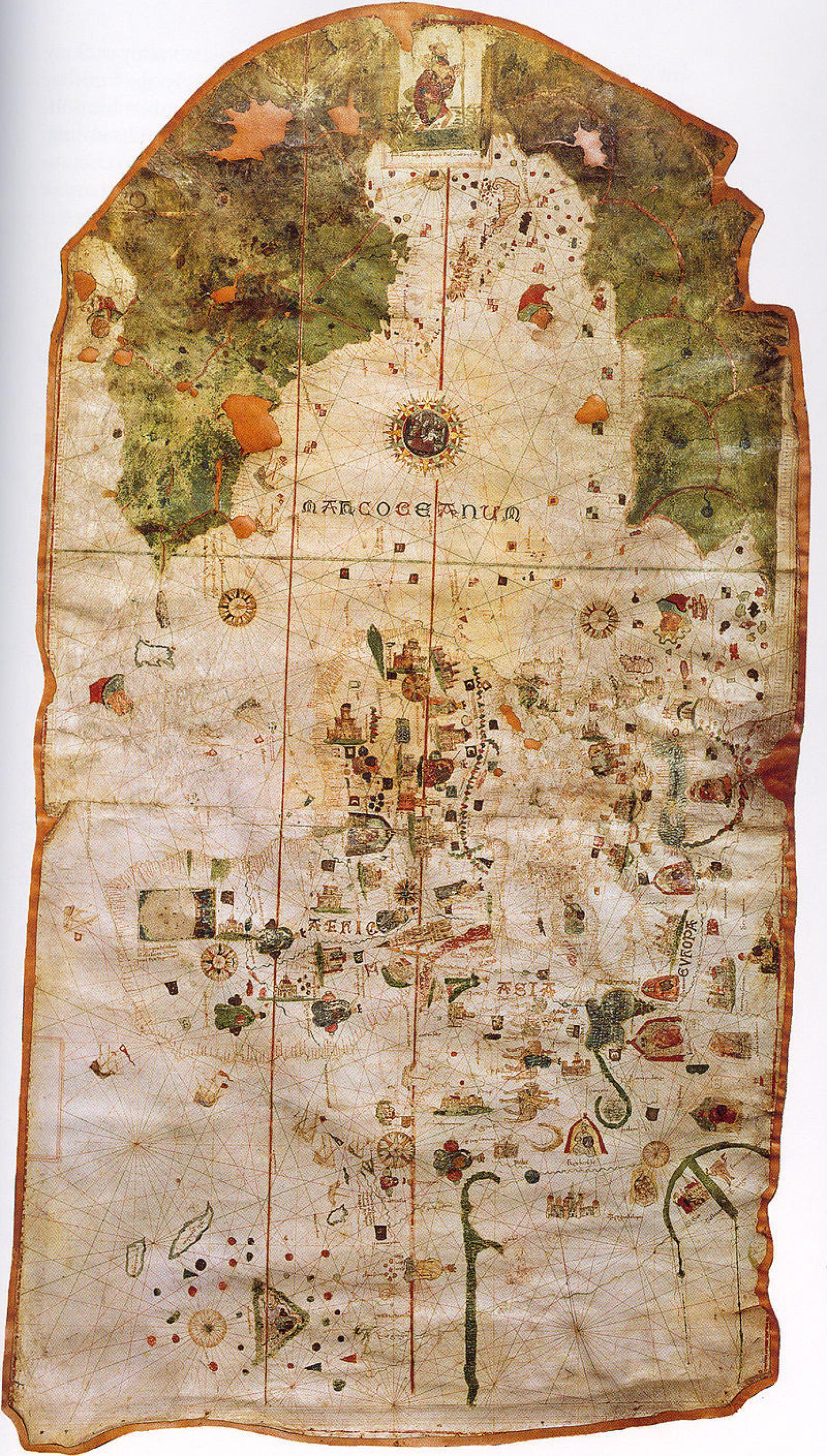 Mapamundi de Juan de la Cosa. c.1500