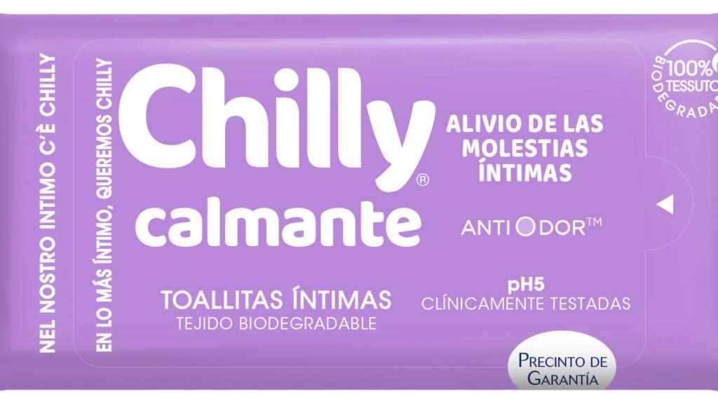 NUEVAS TOALLITAS CHILLY CALMANTE