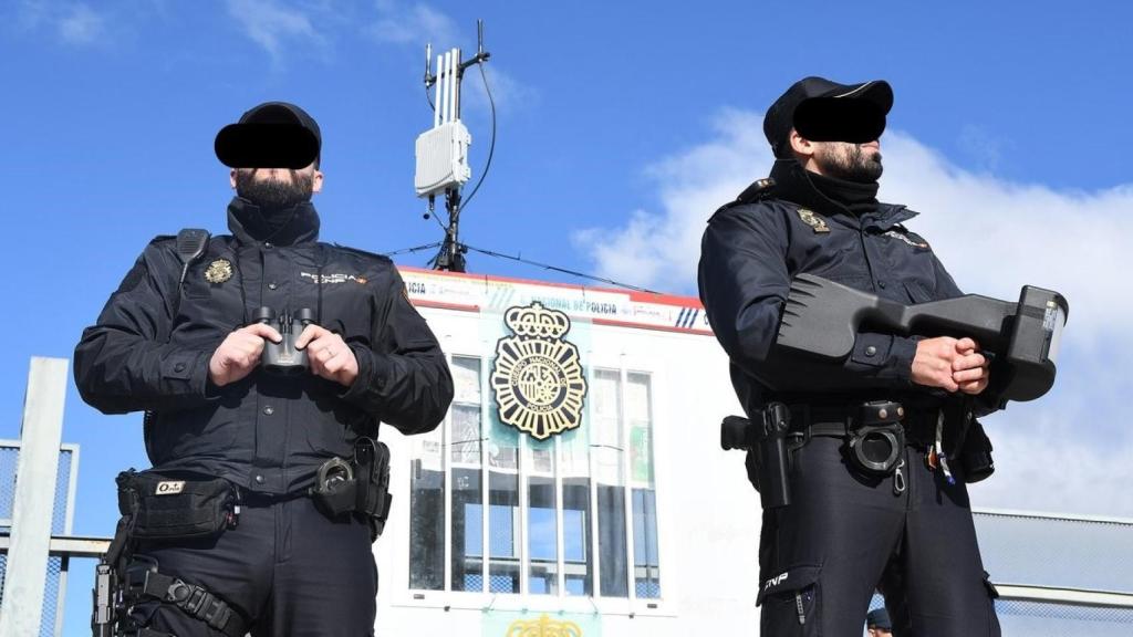 Despliegue antidron de Policía Nacional
