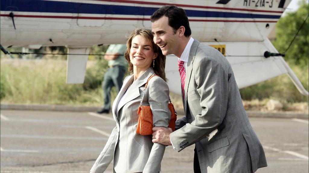 Felipe y Letizia, en 2005.