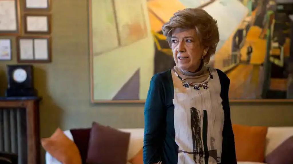 La periodista y escritora Pilar Urbano, durante una entrevista para EL ESPAÑOL en 2016.