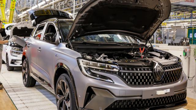 Imagen de la fábrica de Renault en la localidad palentina de Villamuriel de Cerrato.