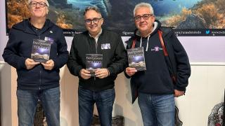 Luís Rodríguez Bausá, Juan Luis Alonso Oliva y Antonio Gudiel Martín, propietarios de Rutas de Toledo y coautores del libro junto a Amparo Bertol Laguna, José García Cano y David Utrilla Hernández.