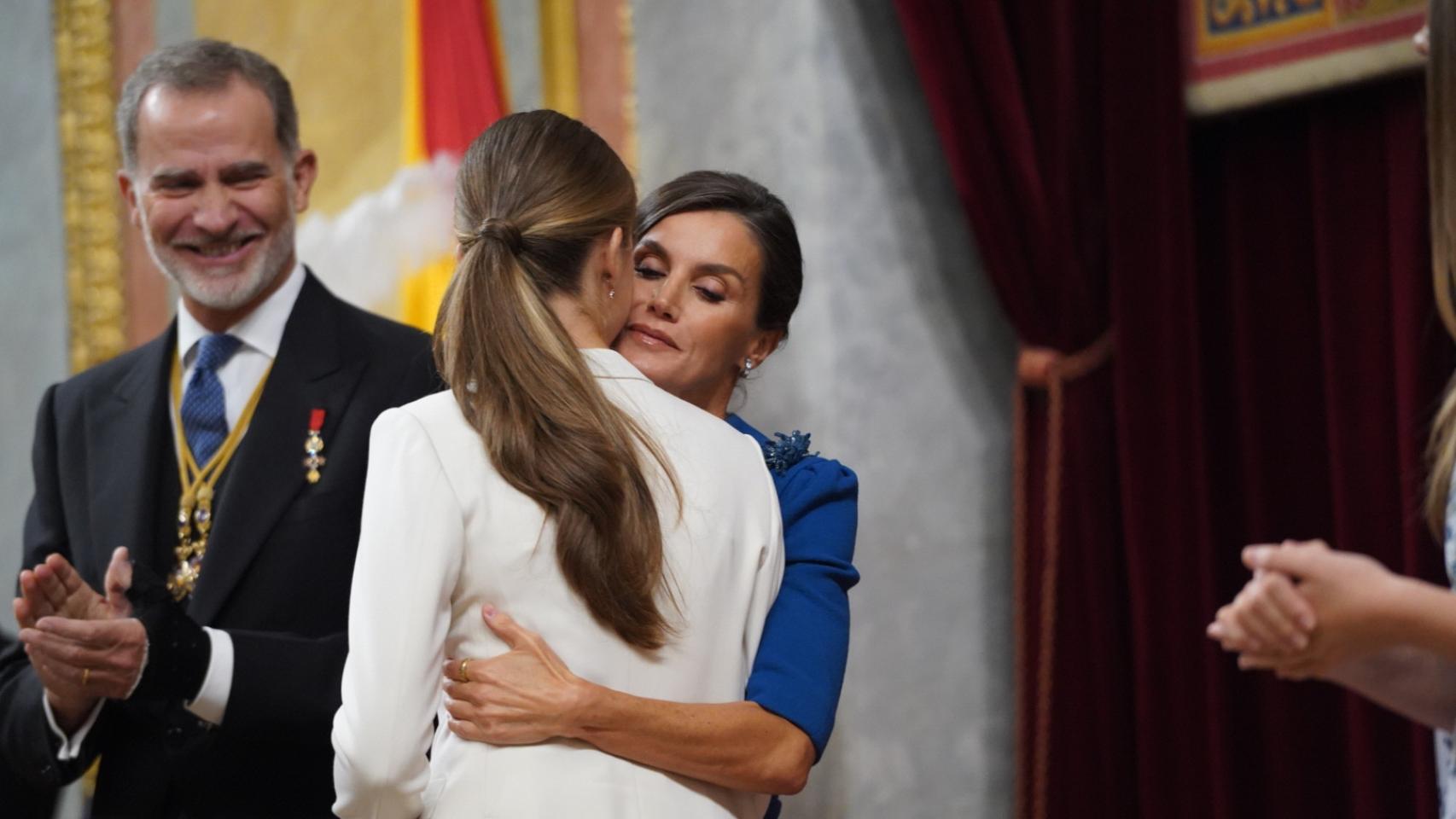 La reina Letizia y su hija la princesa Leonor.