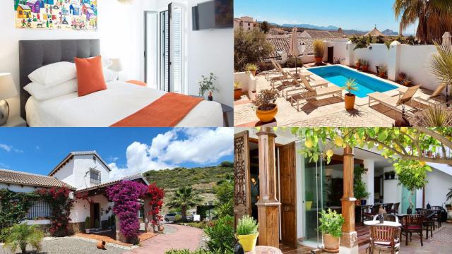 Algunos B&B's y posadas de Málaga premiadas.