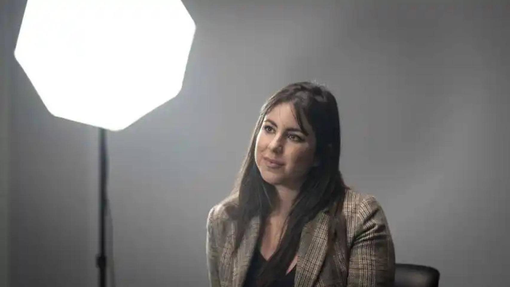 Lorena Maldonado en el estudio de EL ESPAÑOL.