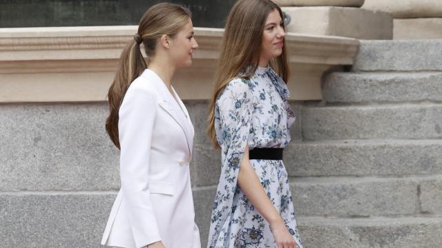 La princesa Leonor y la infanta Sofía.