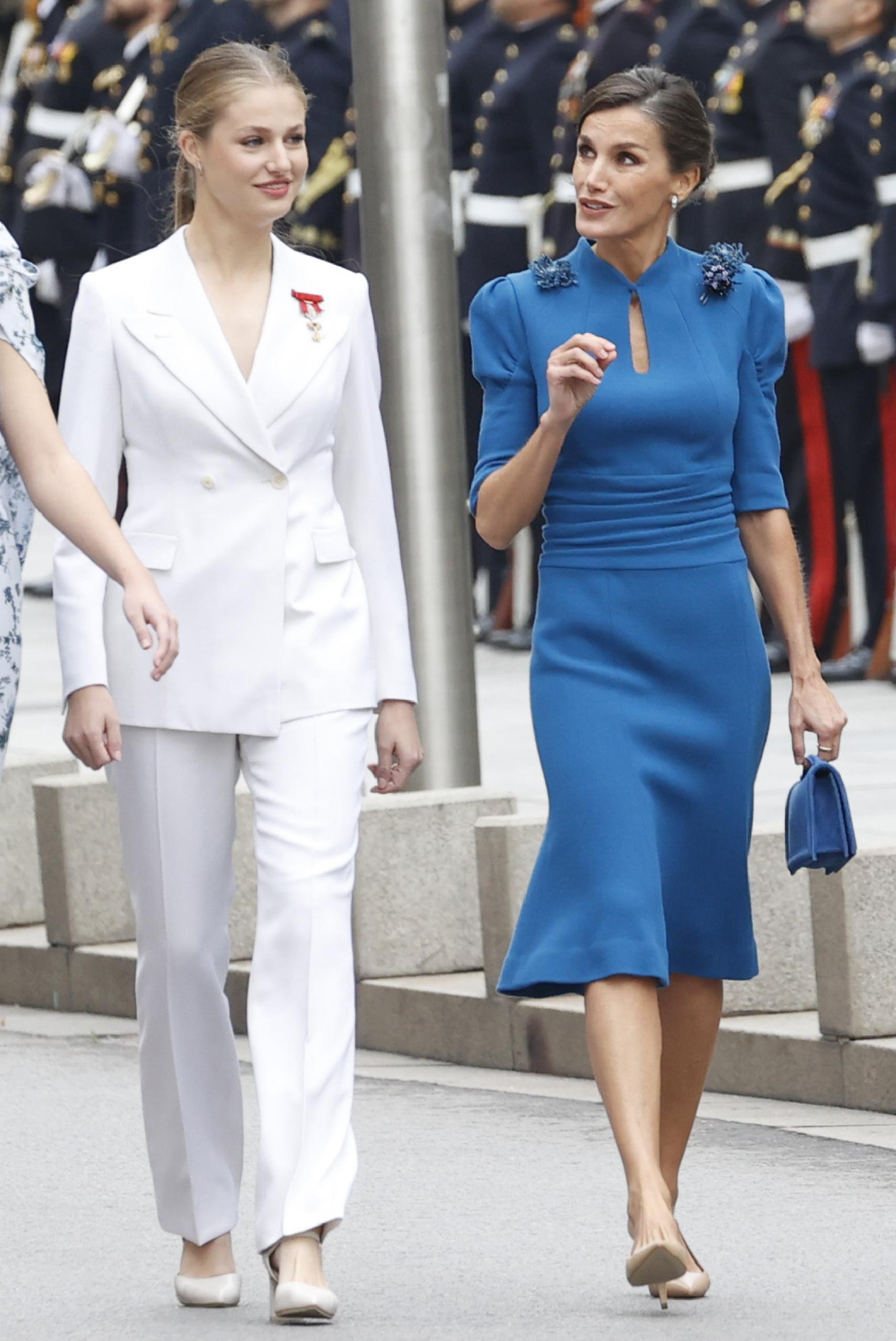 La reina Letizia y Leonor de Borbón