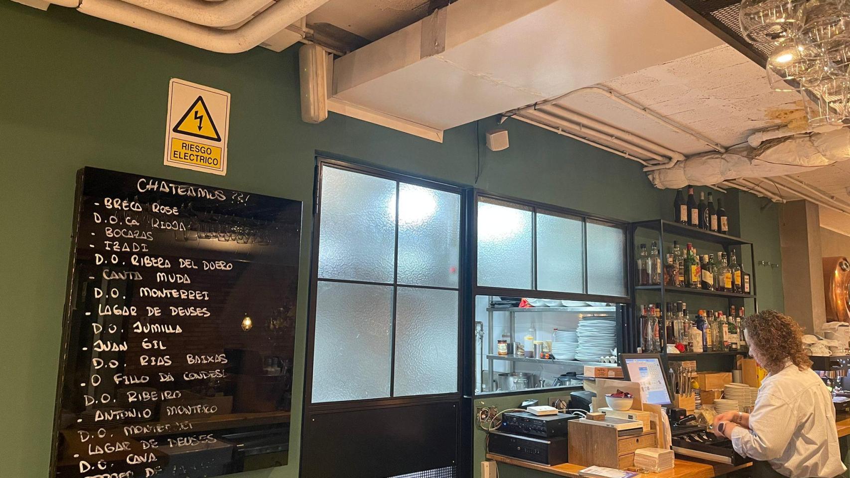 El interior del restaurante Detomás en A Coruña