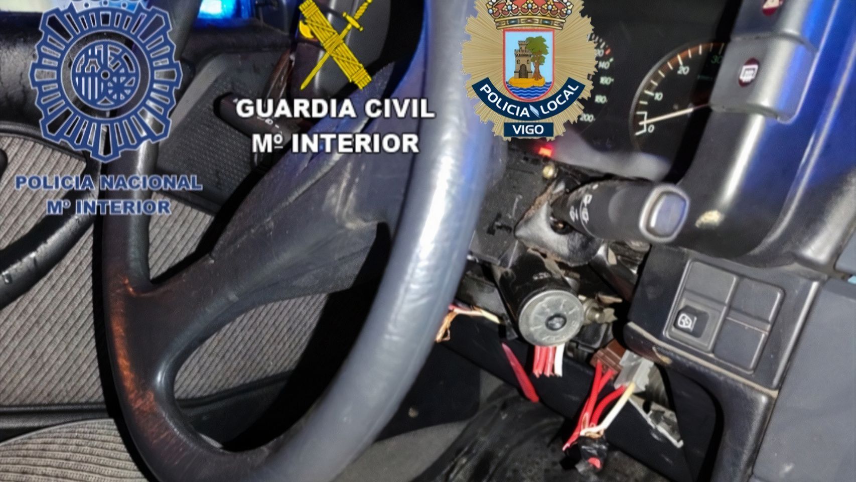 Imagen del vehículo utilizado en los robos.