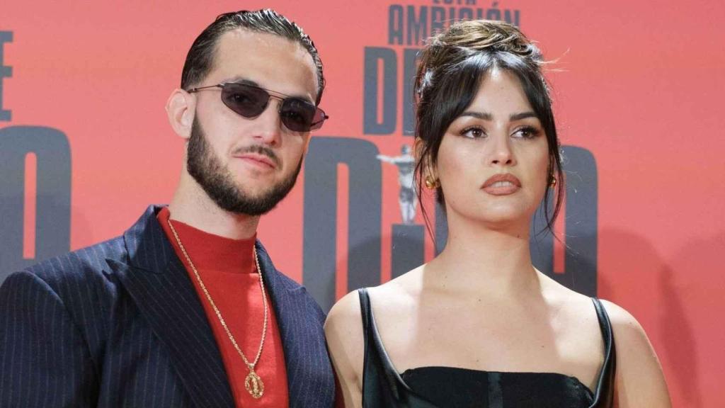 C. Tangana junto a Rocío Aguirre en el estreno del documental.
