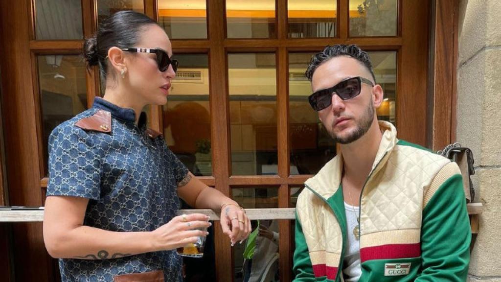 C. Tangana junto a Rocío Aguirre.