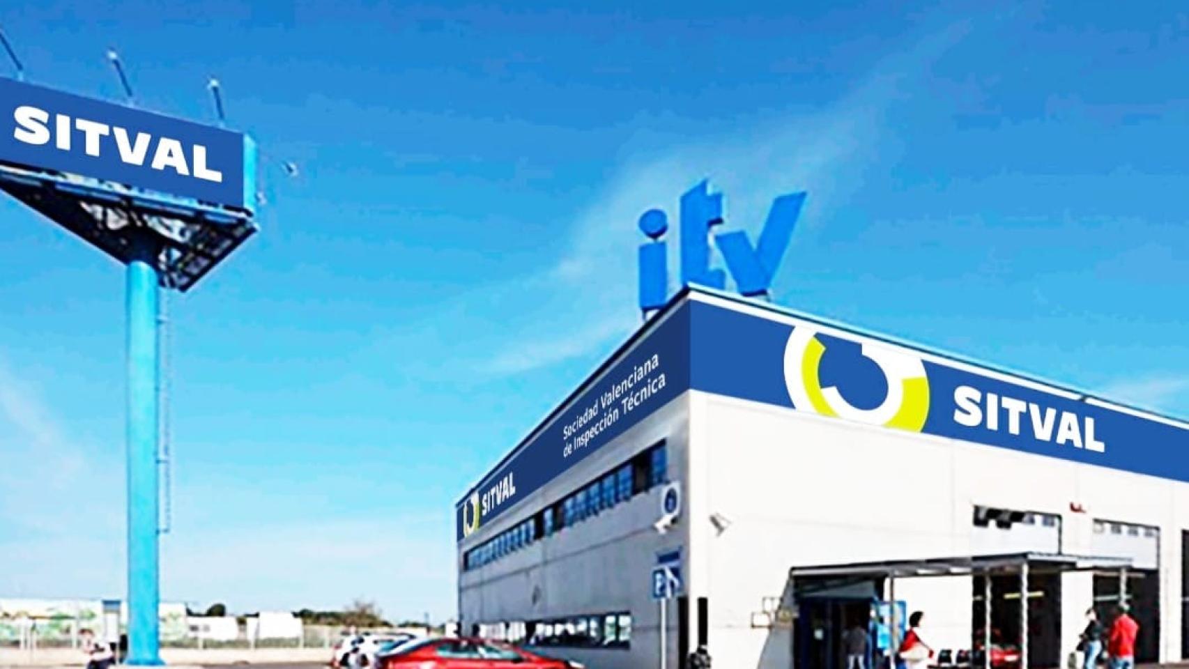 Una recreación de las oficinas de ITV en la Comunitat Valenciana.