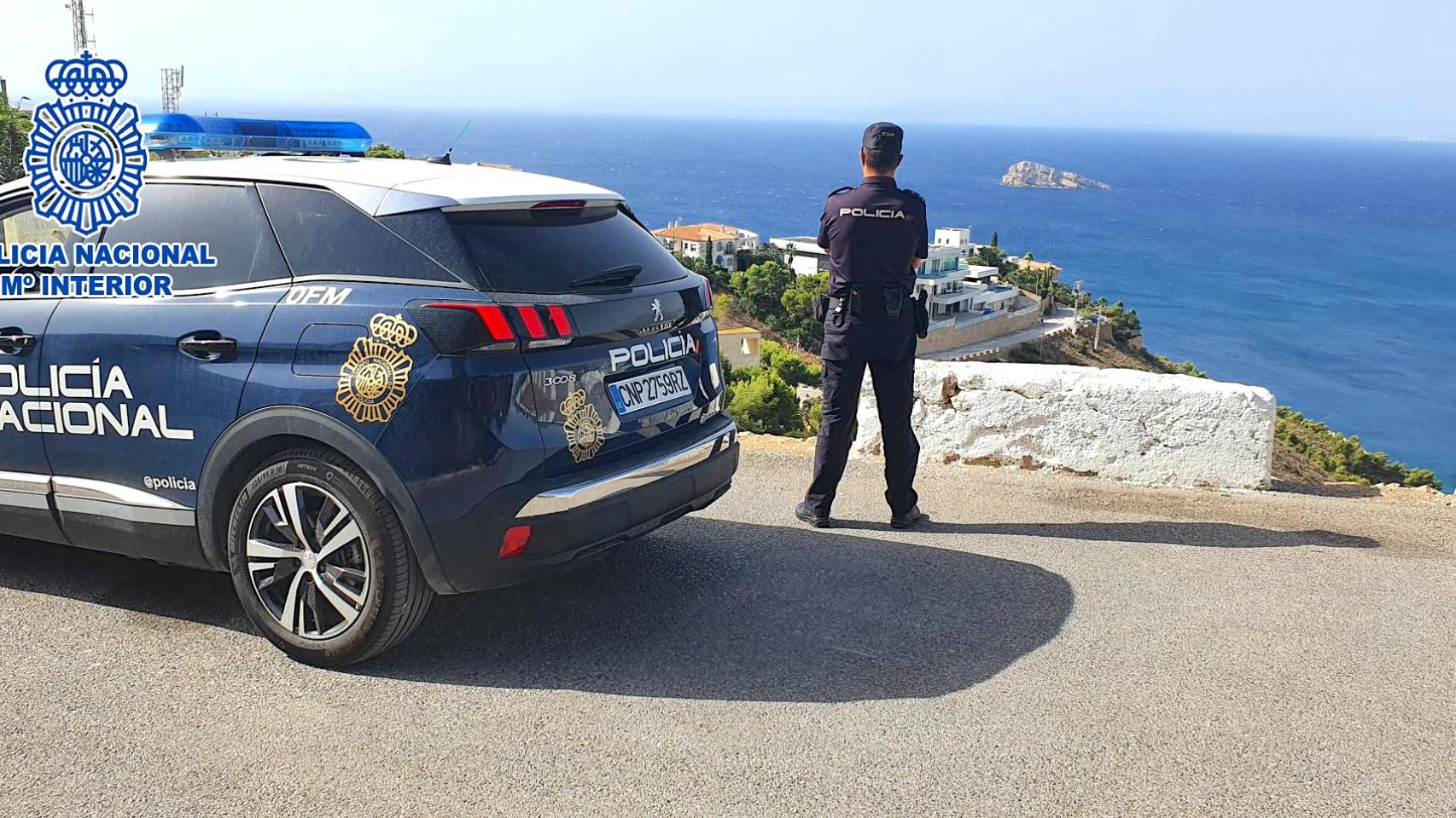 La Policía Nacional en Benidorm, imagen de archivo.