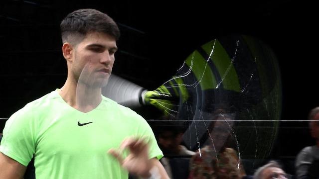 Carlos Alcaraz, tras caer en el Masters 1.000 de París-Bercy