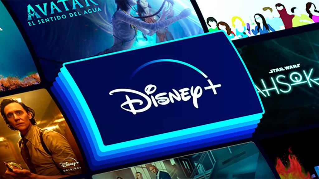 Logo de Disney+.