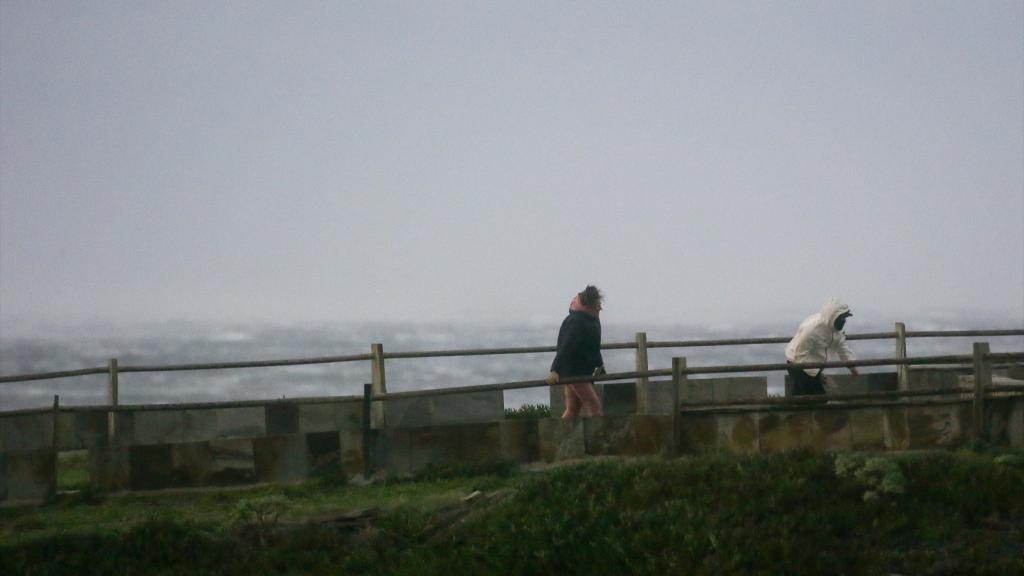 La borrasca 'Ciarán' a su paso por Galicia.