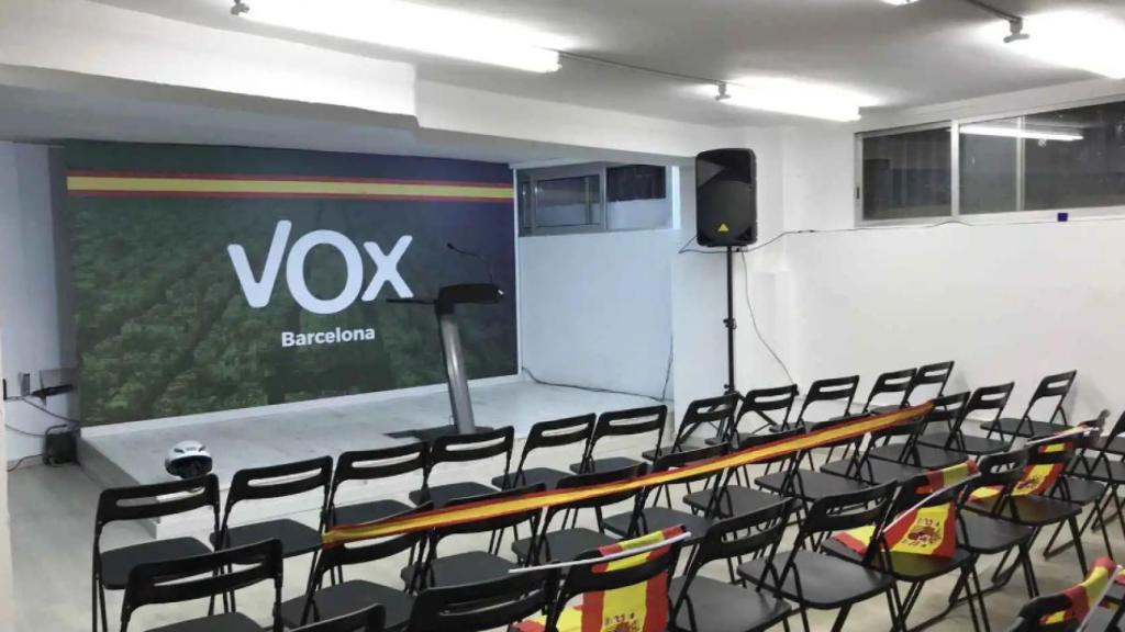 Una sede del partido político Vox.