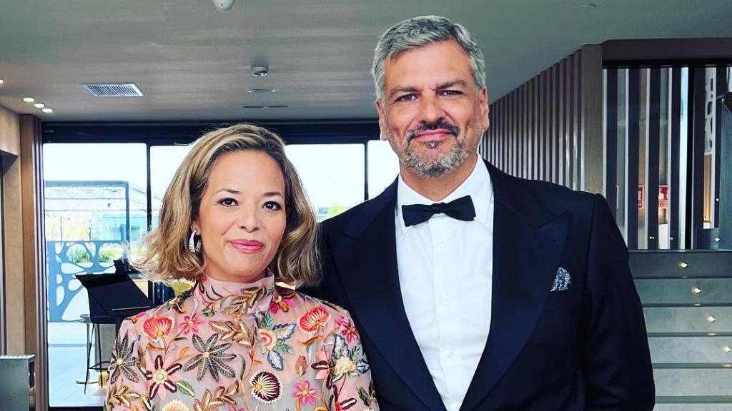 Javier González de Gregorio junto a su mujer, María Rúspoli, marquesa de Villar de Grajanejos y duquesa de Plasencia, en una imagen de sus redes sociales.