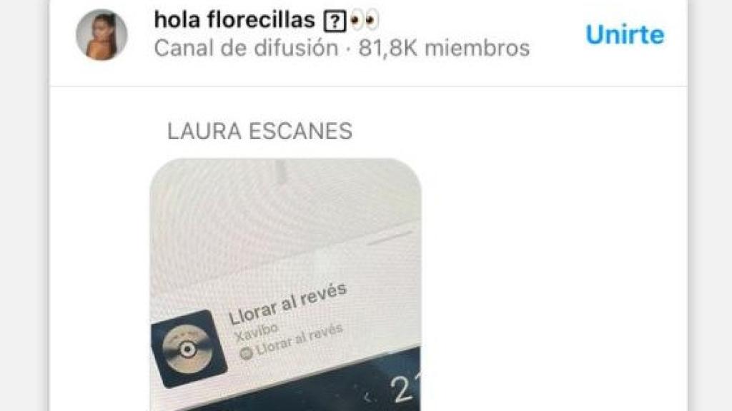 Imagen que ha subido Laura Escanes.