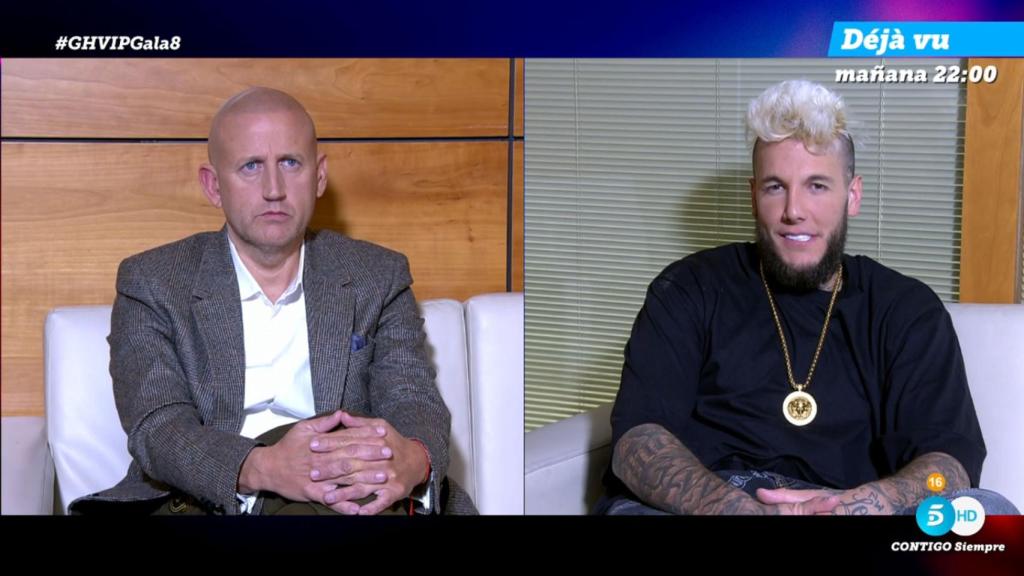 Gustavo Guillermo y Alex Caniggia en 'GH VIP'.