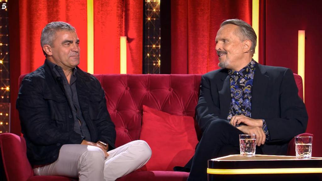 Manolo Sanchís sorprendió a Miguel Bosé en 'El musical de tu vida'.