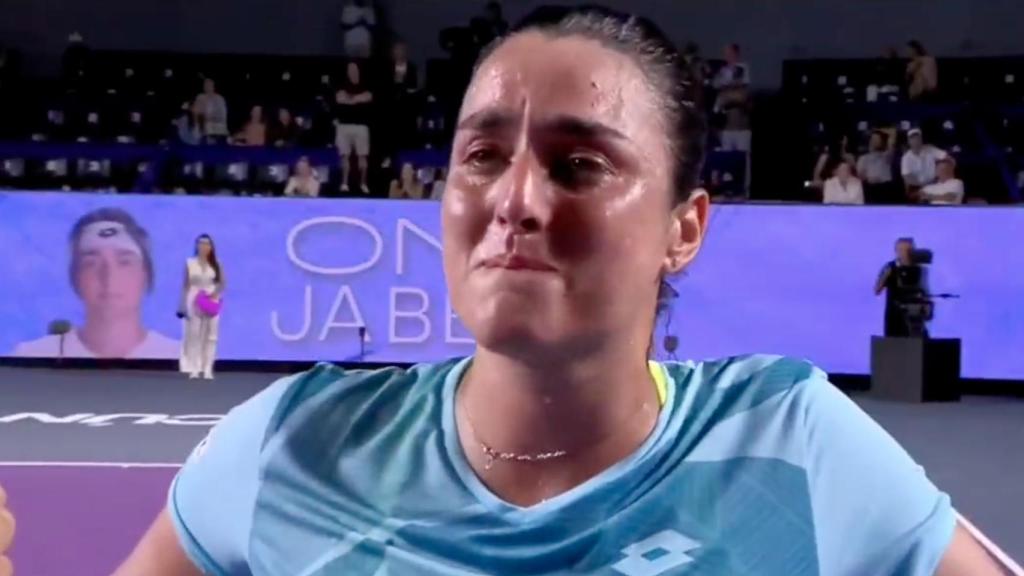 Ons Jabeur, tras un partido de las WTA Finals