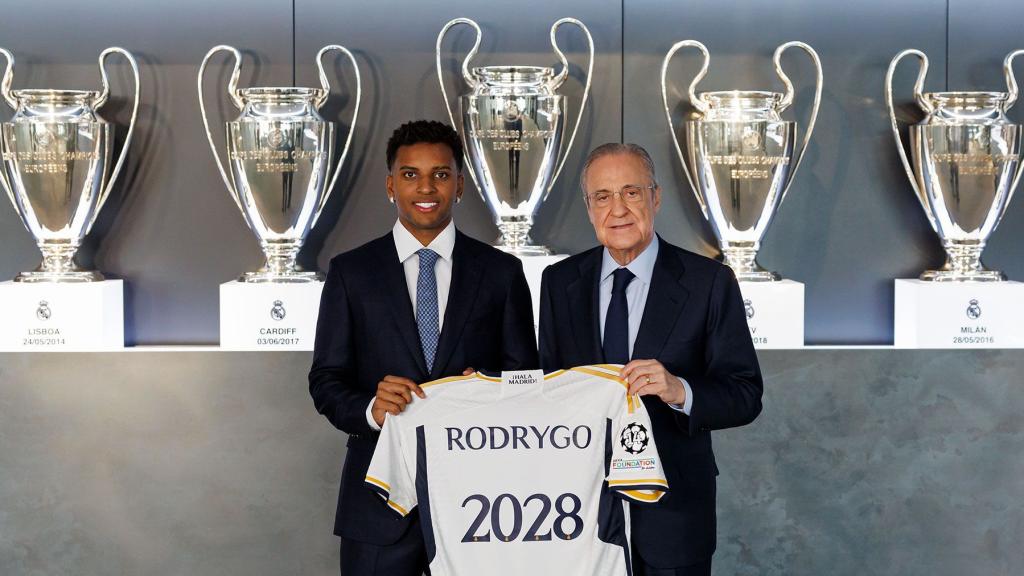 Rodrygo renueva con el Real Madrid hasta 2028
