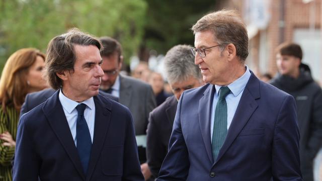 Aznar y Feijóo, este jueves en la universidad Francisco de Vitoria.