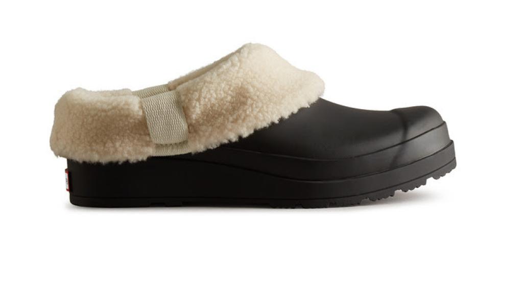 Zueco negro de pelo de Hunter.