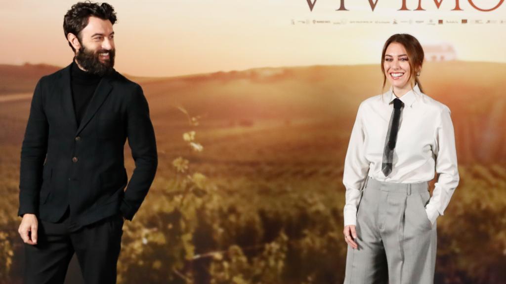 Javier Rey y Blanca Suárez en el estreno de su película.