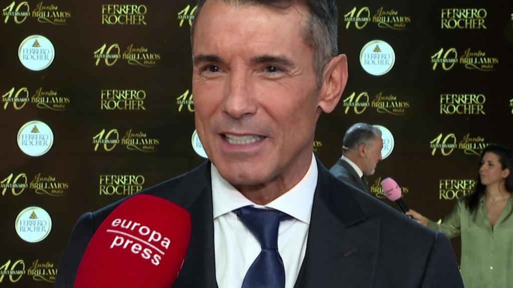 Jesús Vázquez durante la presentación de 'Juntos brillamos más' .