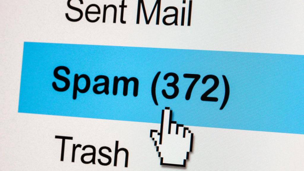 Bandeja de spam del correo electrónico.