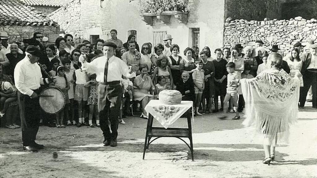Guadramiro, años 70, Andrés, José Manuel y Jesusa