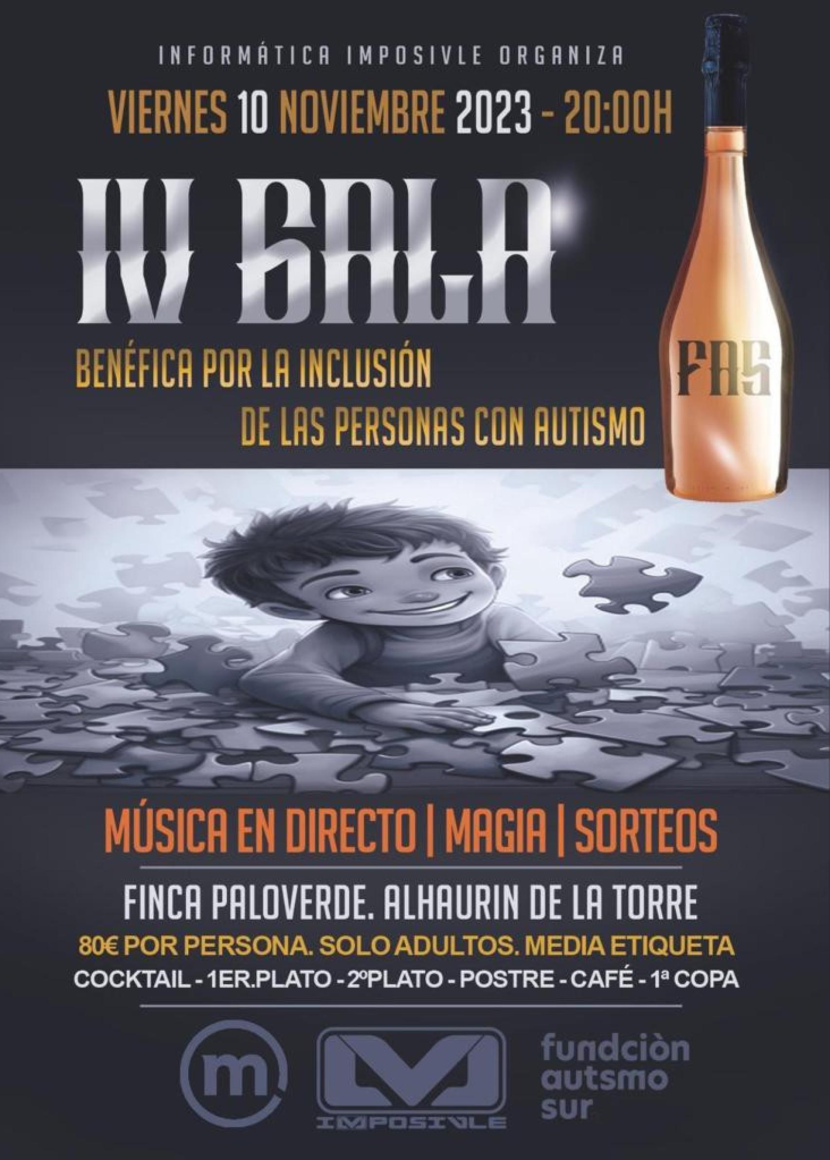 El cartel de la gala.