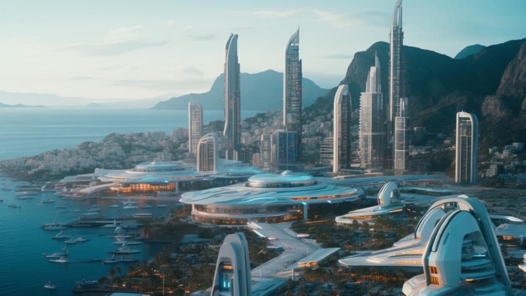 Vista aérea de la Alicante del futuro.
