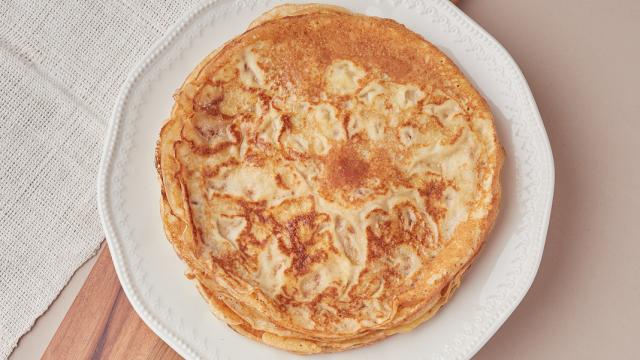 Receta de tortitas con un sólo ingrediente.