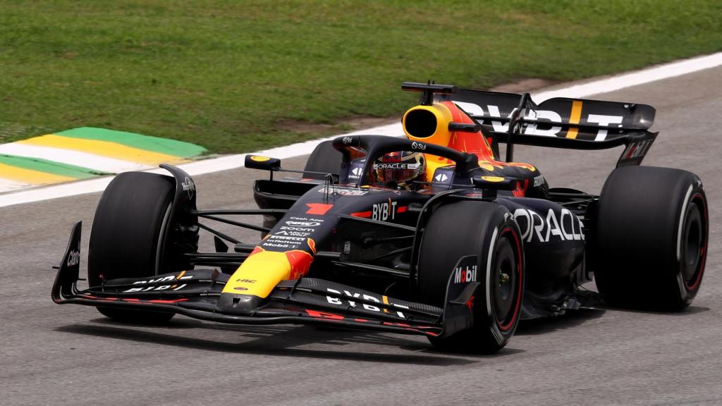 Max Verstappen, durante la Qualy del GP de Brasil