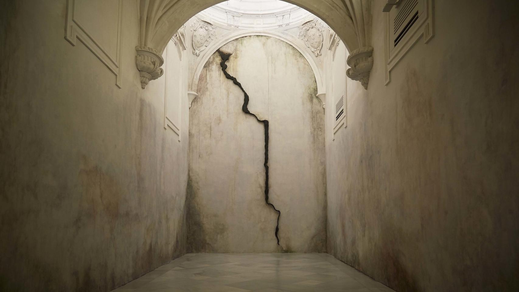Exposición de la artista Soledad Sevilla en la zona monumental del CAAC, 2019. Foto: CAAC