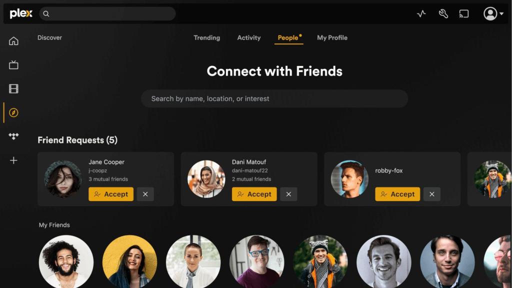 Lo nuevo de Plex permite seguir a nuestros amigos y ver películas juntos