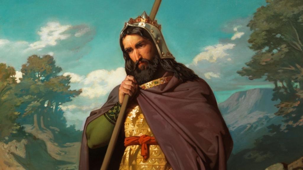Leovigildo, retratado por Juan de Barroeta y Anguisolea. 1854 - 1855.