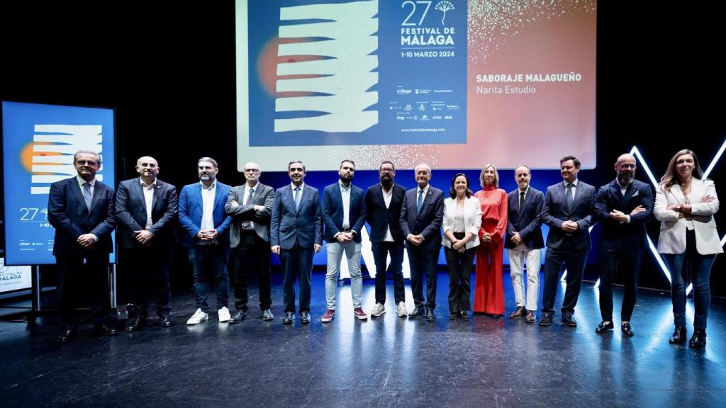 Presentación del cartel del Festival de Cine de Málaga.