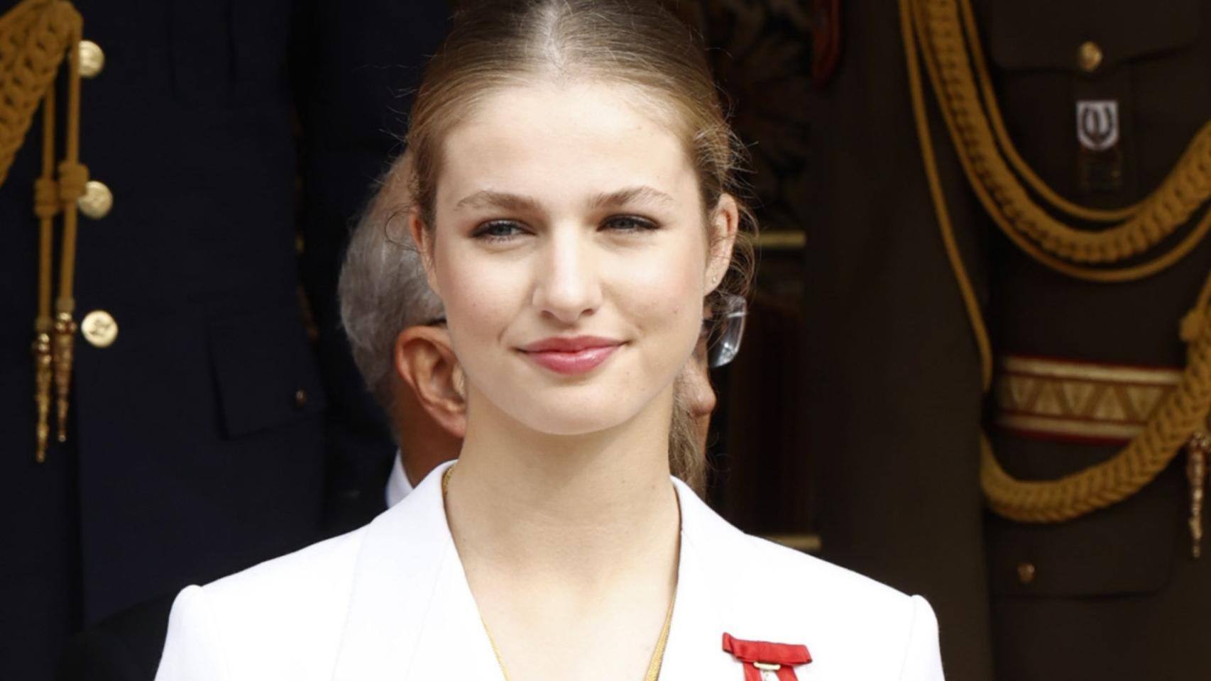 La Princesa de Asturias, el día de la jura de la Constitución.