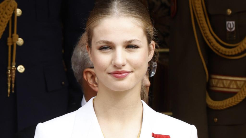 La Princesa de Asturias, el día de la jura de la Constitución.