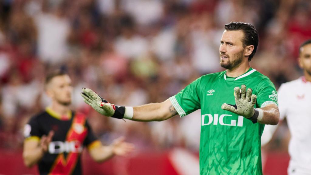 Stole Dimitrievski, con el Rayo Vallecano