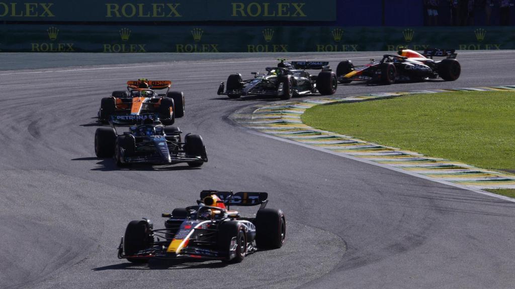 Imagen de la carrera sprint del GP de Brasil