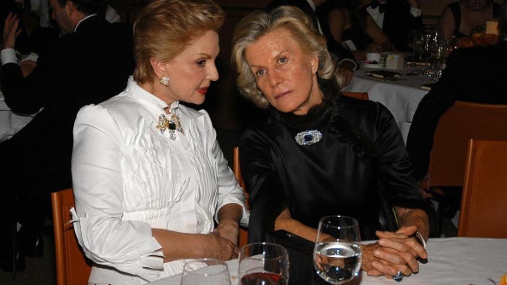 Marina Cicogna era amiga de la alta sociedad. Entre su círculo se encontraba Carolina Herrera.