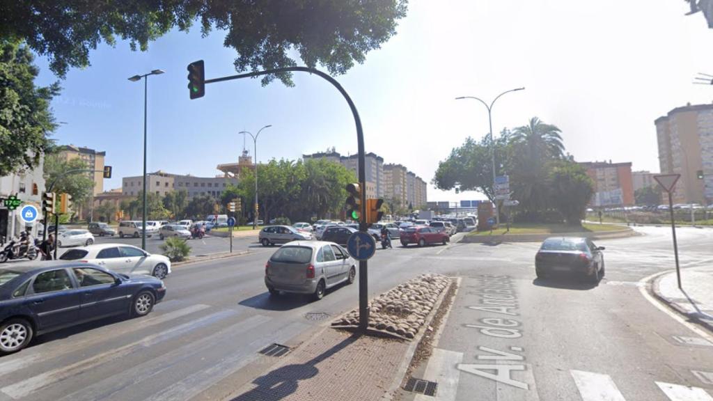 Imagen de la plaza Manuel Azaña, en Málaga.